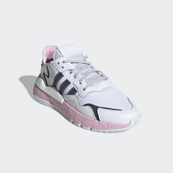 adidas Nite Jogger Shoes - White 