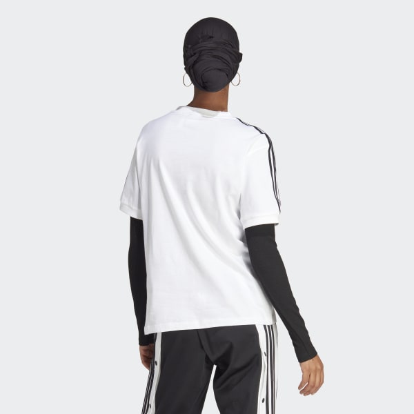 Wit Adicolor Classics 3-Stripes T-shirt