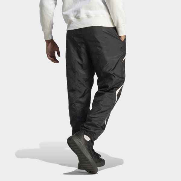 zwart Colorblock Woven Broek