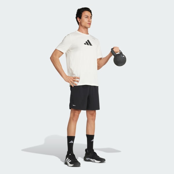 Blanco Polera Graphic Category con CLIMACOOL