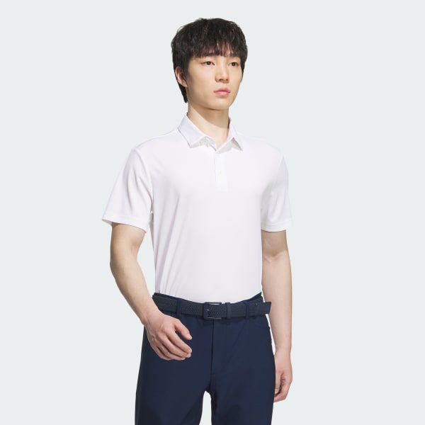 White Short Sleeve Polo Shirt