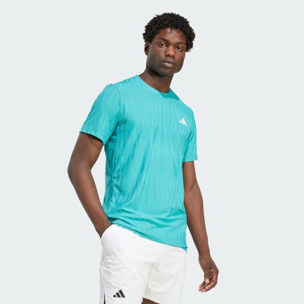 vert T-shirt de tennis Climacool+ AIRCHILL FreeLift