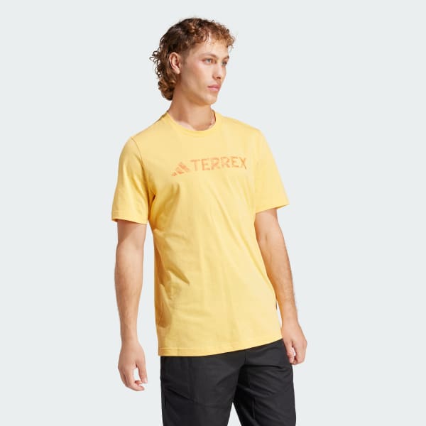 Yellow Terrex Classic Logo Tee