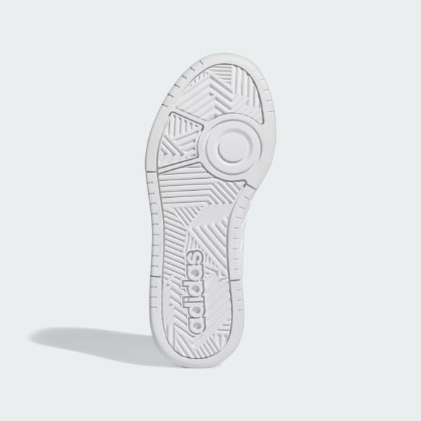 Branco Tênis Hoops 3.0 Bold Infantil