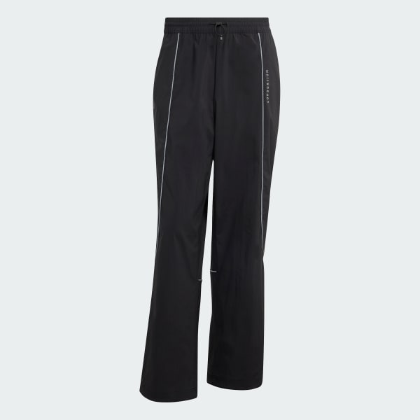 Czerń SPODNIE DRESOWE TRACK PANT BY CONSORTIUM