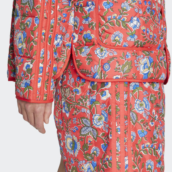 adidas Originals x Liberty London Quilted Jacket - Red
