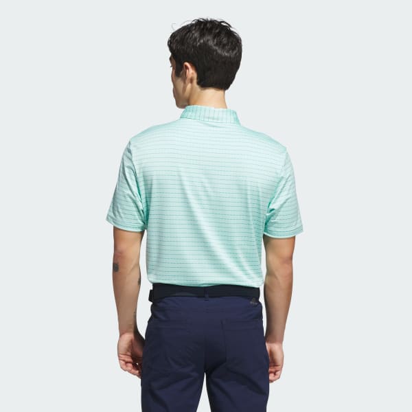 White Ultimate365 Dash Stripe Polo Shirt