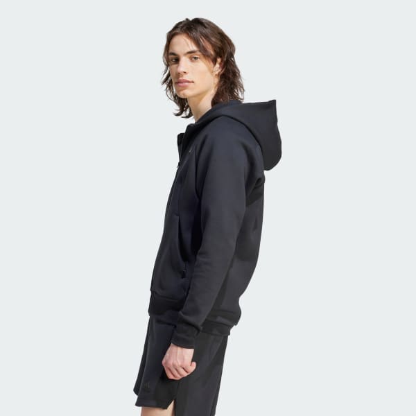 Μαύρο Z.N.E. Premium Full-Zip Hooded Track Jacket