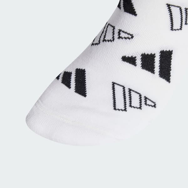 White Monogram Socks