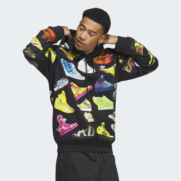 adidas Jeremy Scott Archive Hoodie - Black | Free Shipping with 