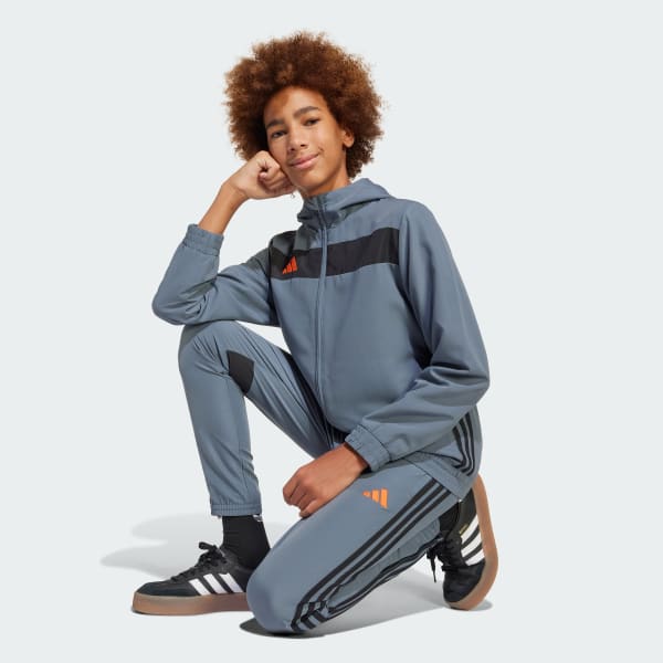 Flerfarvet Tiro 25 Essentials Woven Kids hættetrøje