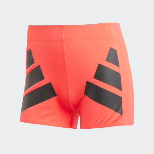 Red Adizero Road to Records Booty Shorts