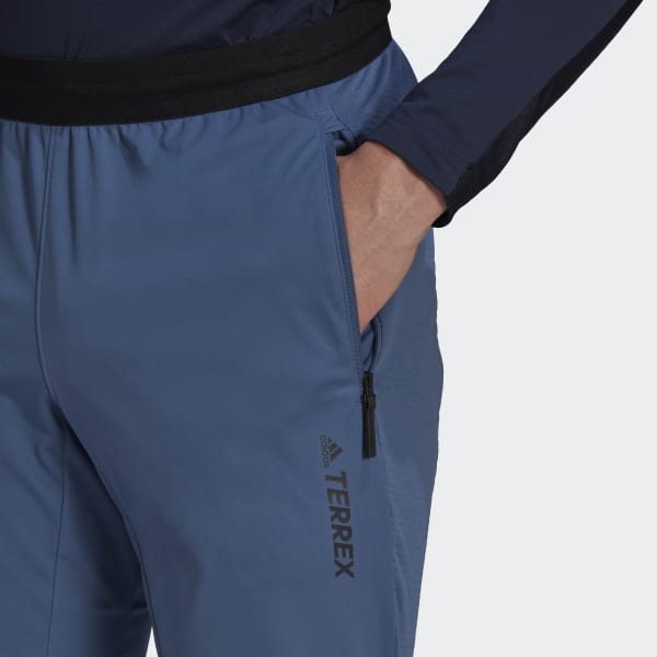Niebieski Terrex Xperior Cross-Country Ski Soft Shell Joggers AT991
