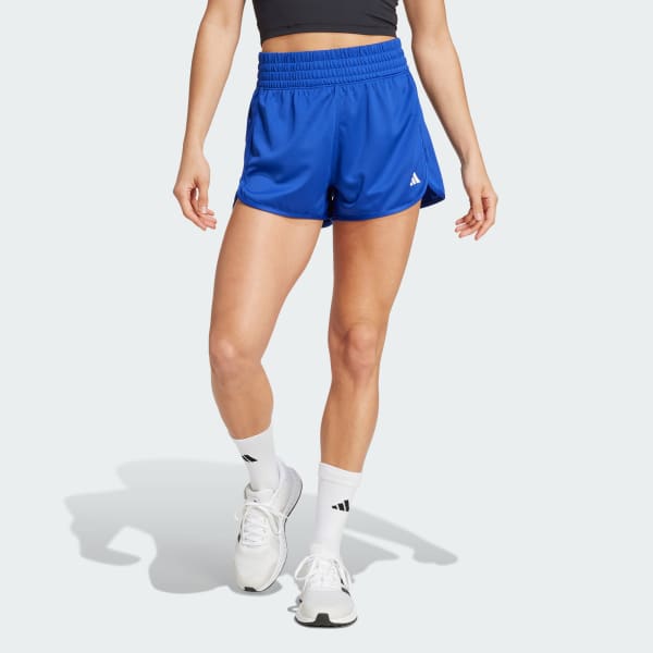Blue Pacer Essentials Knit High-Rise Shorts