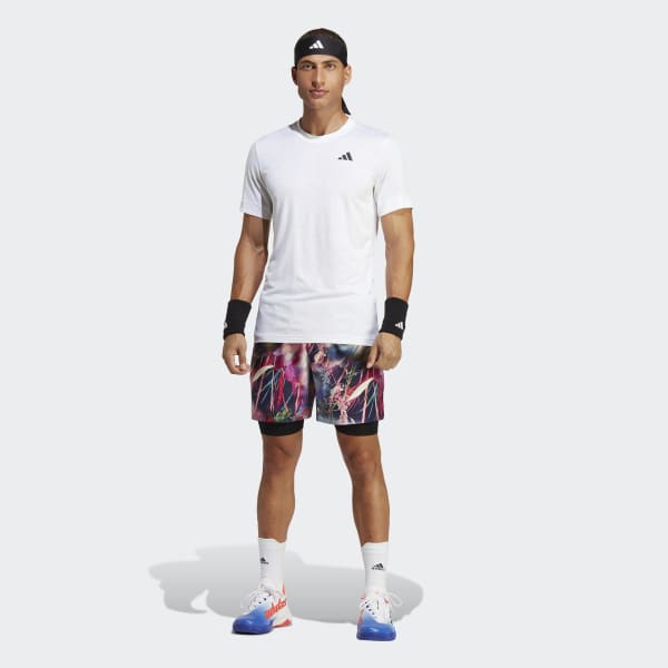 Multicolour Melbourne Ergo Tennis Graphic Shorts