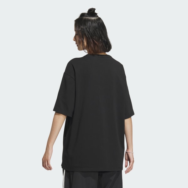 สีดำ เสื้อยืดแขนสั้น Summer Holiday Graphic Play