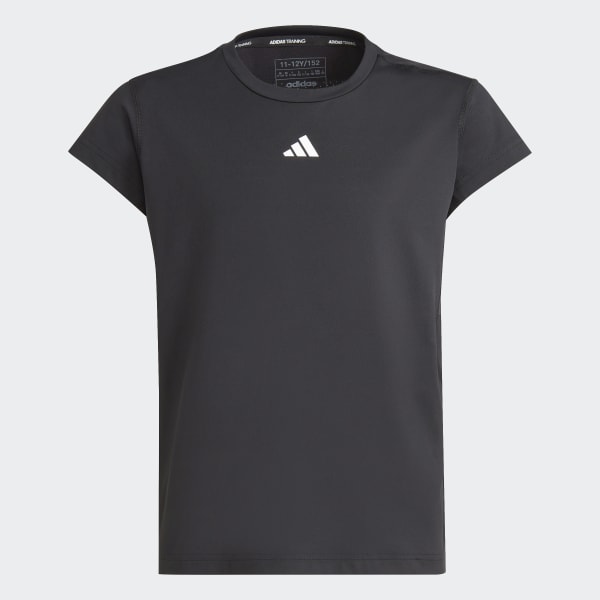 Czerń Training AEROREADY 3-Stripes Tee
