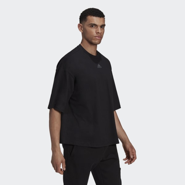 Black Formal Loose Tee TK032
