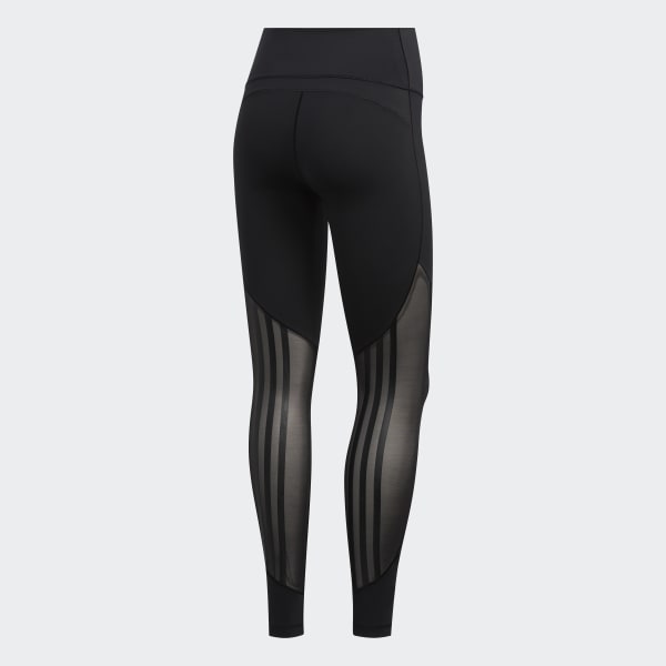 Adidas black and white tights discount