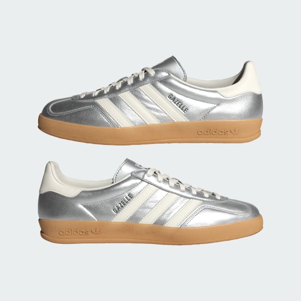 Gazelle adidas zilver cheap