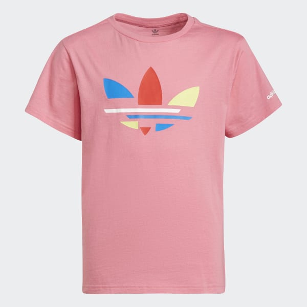 pink adidas originals t shirt
