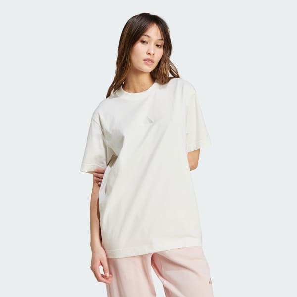 White ALL SZN Loose Tee