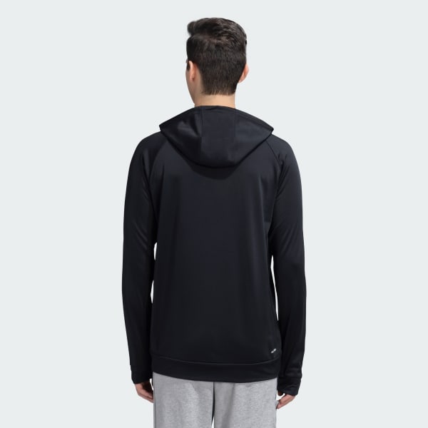 Black GYM+TRAINING BIG LOGO NOV HOODIE