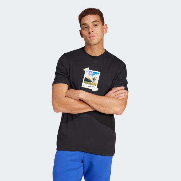 Svart All Day I Dream About... Graphic T-shirt