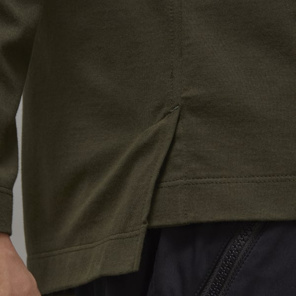 Black Y-3 Classic Henley DK318