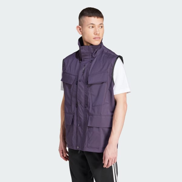 Black Convertible Shell Jacket