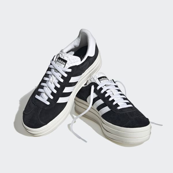quagga Quagmire Smelte adidas Gazelle Bold Shoes - Black | Unisex Lifestyle | adidas US