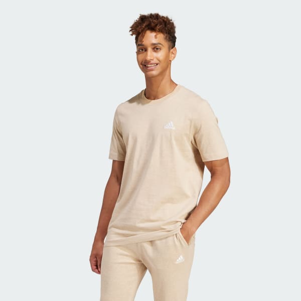 Beige Seasonal Essentials Mélange Tee