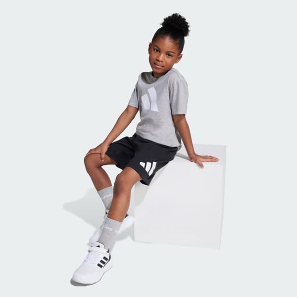 Gris conjunto de playera Essentials para Niños