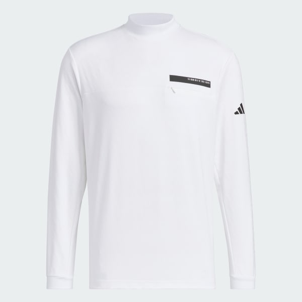 White Golf Long Sleeve AEROREADY Polo Shirt