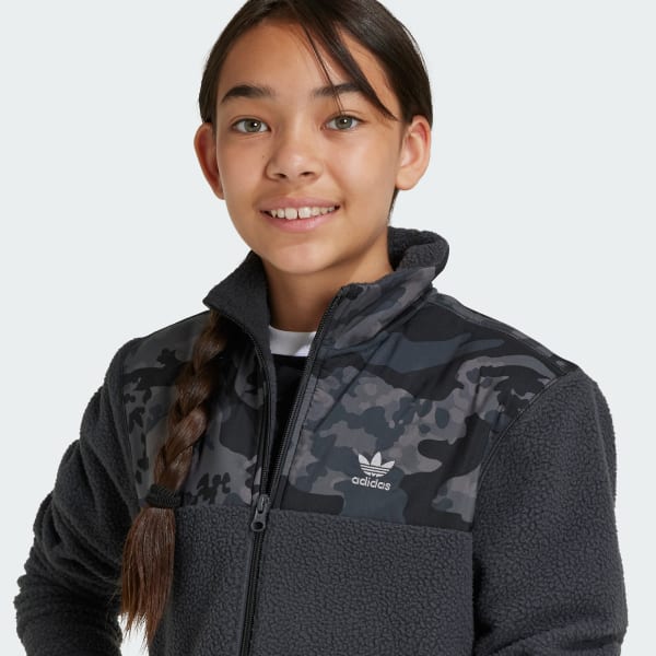 Allover Print Kids Fleecejacke