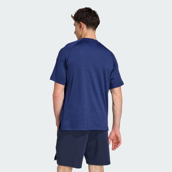 Blue 테크 에센셜 워크아웃 티셔츠