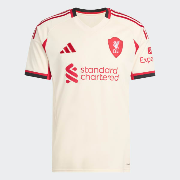Weiss Liverpool FC 25/26 Auswärtstrikot