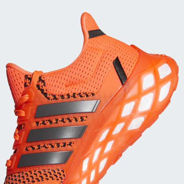 Orange Ultraboost Web DNA Shoes LEP77