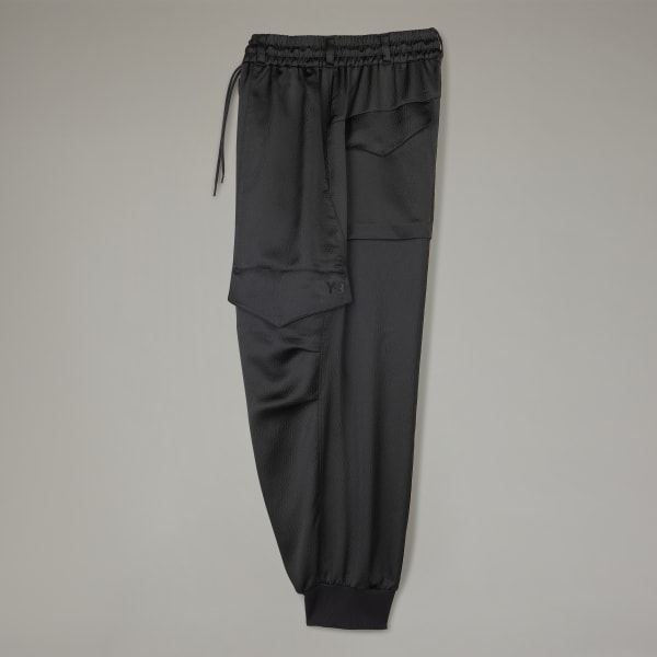 パンツ Y-3 TECH SEERSUCKER CARGO PANTS adidas Y-3 Tech Seersucker Cargo Pants - Black | Free Shipping