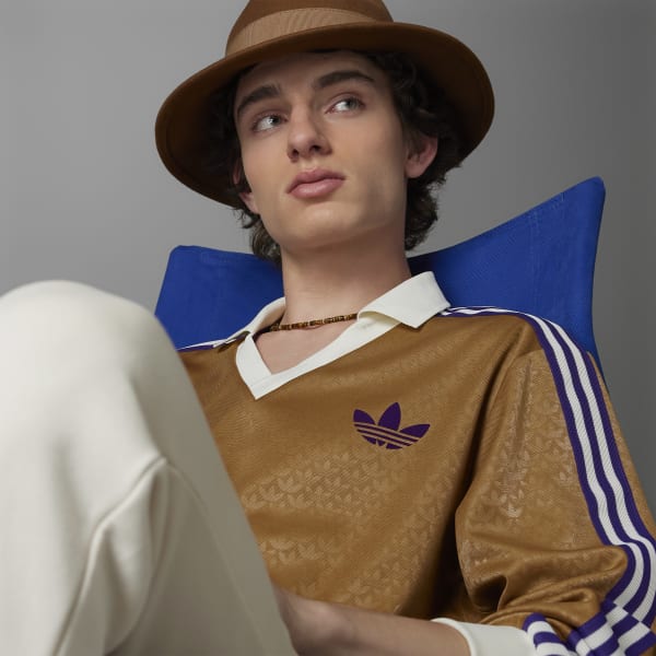 adidas Adicolor Heritage Now Vintage Long Sleeve Tee - Brown