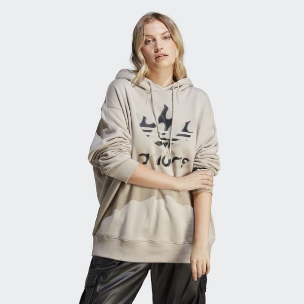 adidas x Marimekko Logo Hoodie Plus Size Brown adidas India