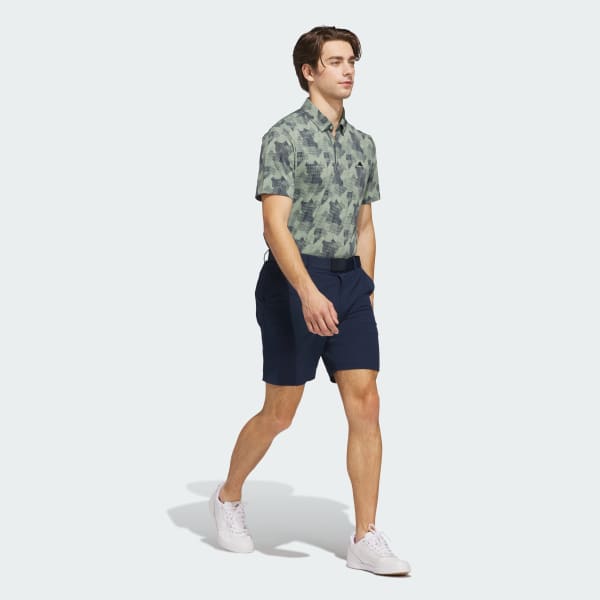 Green Go-To Printed Polo Shirt