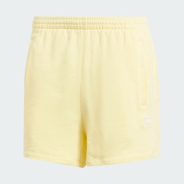 Yellow Essentials French Terry Shorts