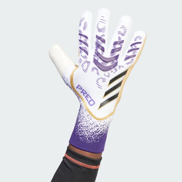 Branco Luvas de goleiro Predator Pro