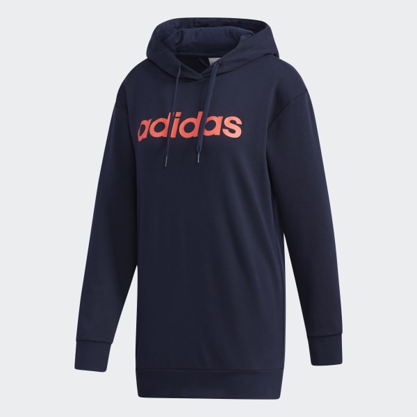 Adidas linear pullover hoodie best sale