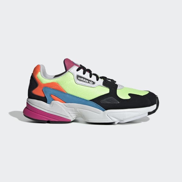 adidas falcon shoes neon