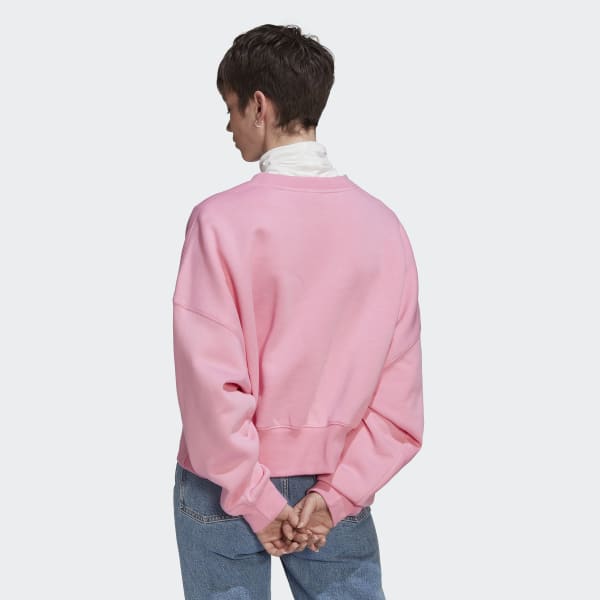 Pink Adicolor Essentials Fleece Sweatshirt