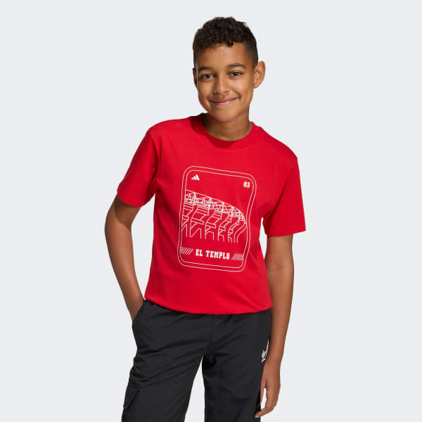 Rojo Playera Local México Para Niños