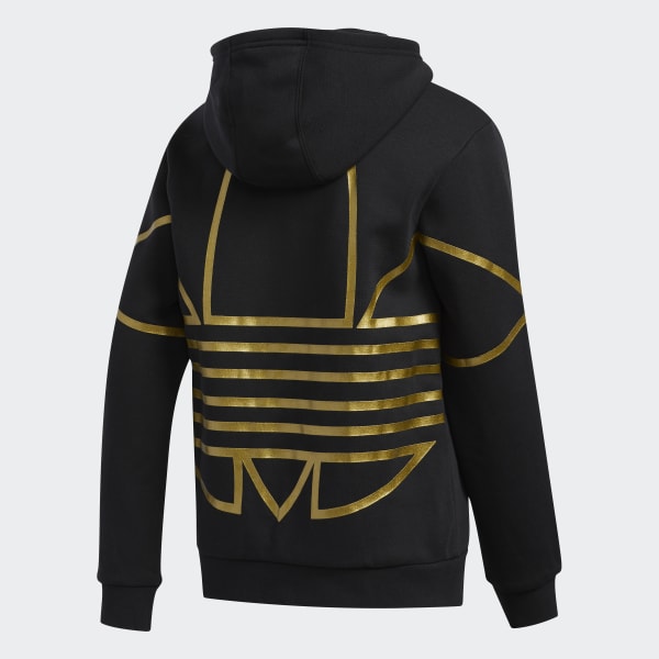 adidas hoodie with logo on back