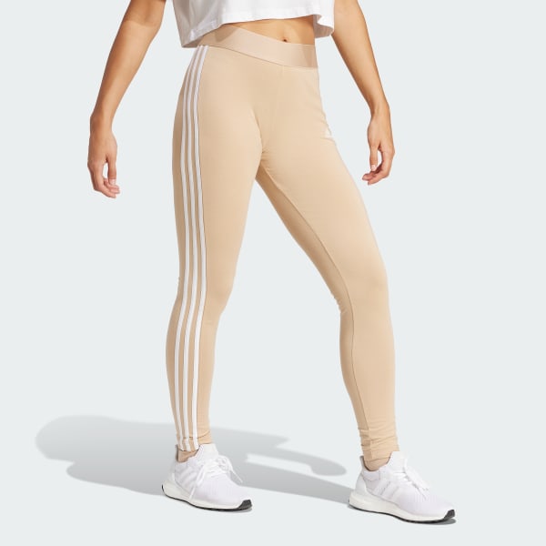 Bege Legging Essentials 3-Stripes